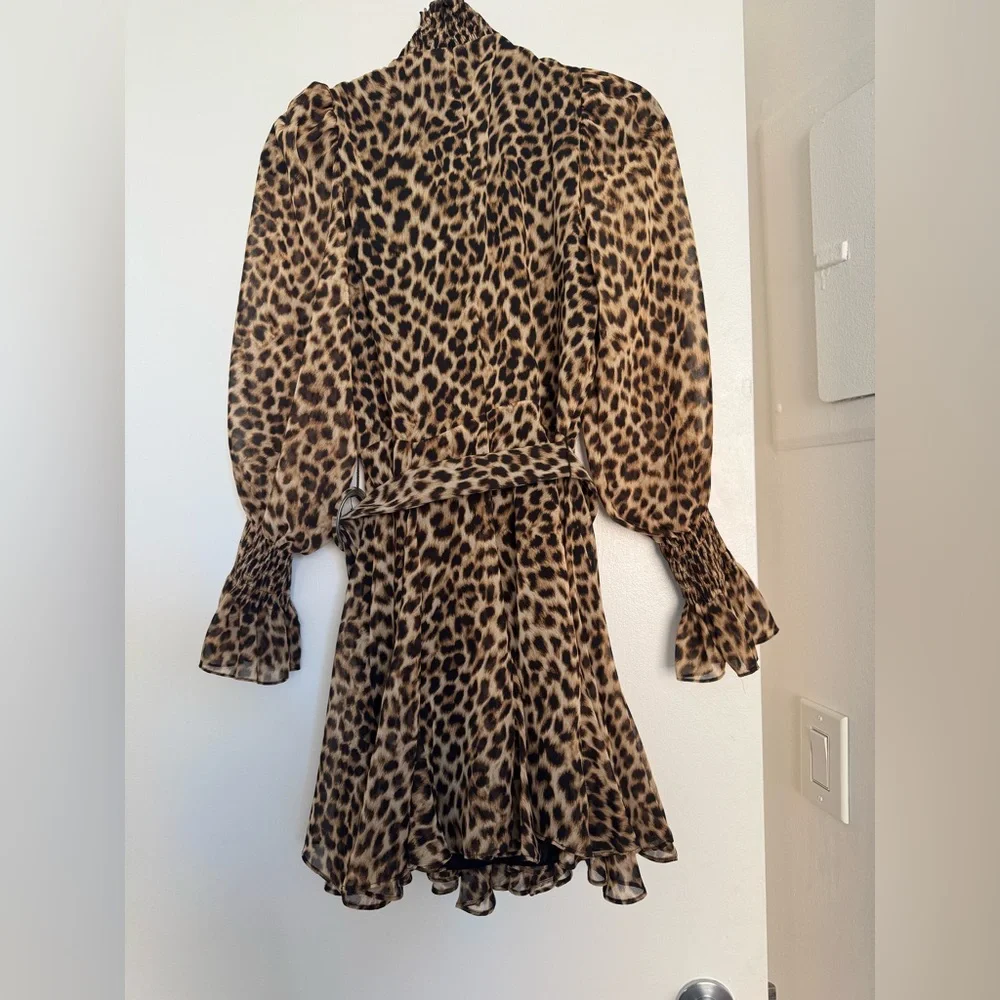NWT Zara Long Sleeve Mock Neck Leopard 
Size Medium - Picture 8 of 13